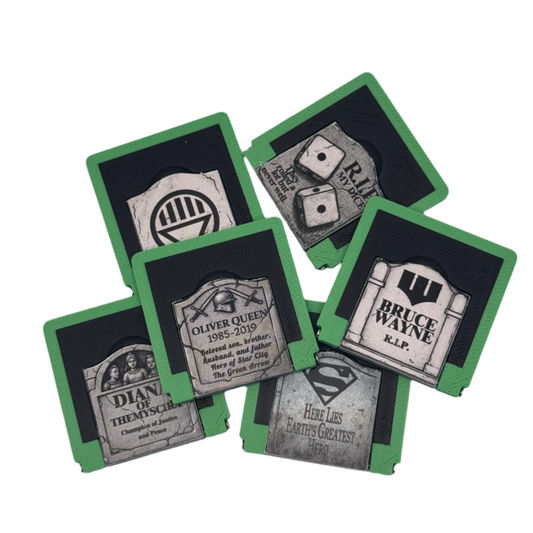 Folding Grave Terrain Markers